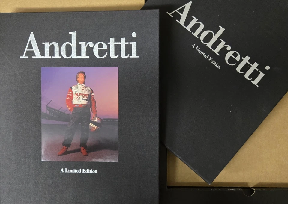 Libro limitado de Paul Newman firmado por Andretti certificado de autenticidad autografiado por Mario Andretti  Foto 3 de 4