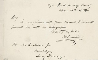 James Kirke Paulding U.S. Secretary of the Navy Autographed Letter Signed