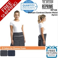 Artisan Collection by Reprime Domain Contrast Denim Waist Apron Pocket RP128