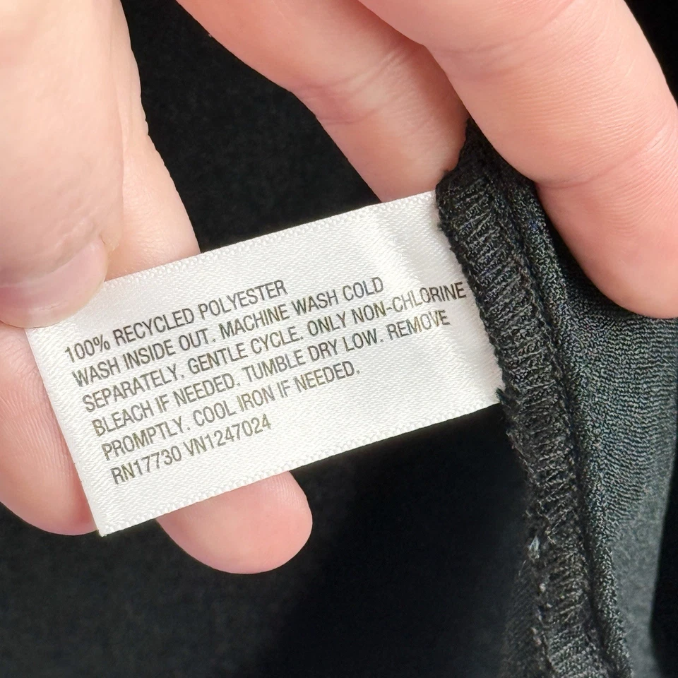 Blusa para mujer Ava & Viv satinada cuello en V corbata frontal acampanada manga larga 3X gris retro Foto 4 de 4