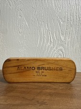 Vintage 7in Wood Handled Horse Hair Boot Brush Alamo No 31 Hand Tools Shoe Shine