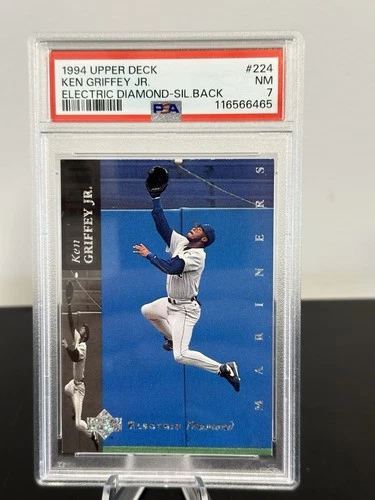 1994 Upper Deck #224 Ken Griffey Jr. Electric Diamond SILVER BACK PSA 7 RARE