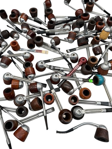 106 x Vintage falcon metal smoking pipes - Picture 3 of 9