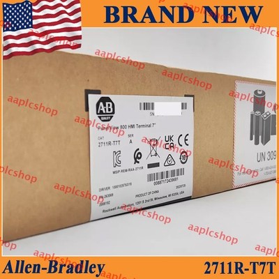 NEW PLC 2711R-T7T PANELVIEW 800 7-INCH HMI TERMINAL New AB 2711R T7T US