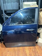 2010-2017 Dodge Ram 2500 Laramie Left Front Door Complete Damage Bpu Blue