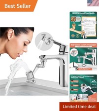 Multifunctional 1080  Rotating Faucet Aerator for Easy Hand, Hair  Face Washing