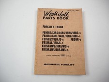 1985 Komatsu FB 10 13 14 15 18 RS RL RJS RJL RJWS RJWL -5 Forklift Parts List