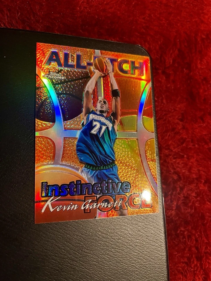 1999-00 Topps Chrome - All-Etch Kevin Garnett #AE11 Refractor - Image 3 of 4
