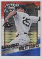 2014 Panini Prizm Perennial Draft Picks Red White & Blue Pulsar Brett Graves o6n