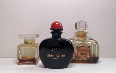 Jean Patou Joy , Caron Bellodgia , Citrine Burckhart  Vintage Perfume UESD Lot 3