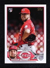 2023 Topps Series 1 SSP Image Variation Golden Mirror Graham Ashcraft #214 0bi3