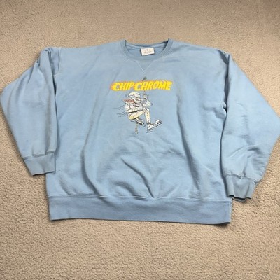 Champion X Craig Gleason Sweater Mens Extra Large Blue Crewneck Chip Chrome