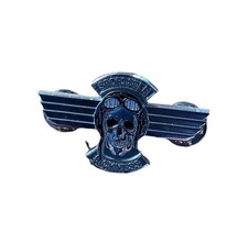 Sportster Sickness Biker Pin Badge, Harley DILLIGAF Bulldog Bash Angels Outlaws