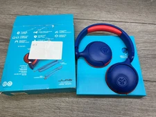 JLab JBuddies Bluetooth Wireless ANC Kids' Headphones - Blue/Red