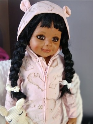 Monika Peter Leicht Vinyl Jana Doll 33'' Reborn  Child Art Collectors Masterpiece