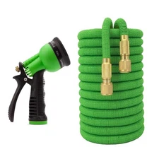 5 Time Stronger Deluxe Expandable Flexible Garden Hose Water Hose 25 50 75 100FT