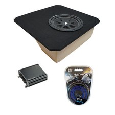 97-04 Chevy Corvette Coupe C5 Z06 Kicker Comp C12 Single 12" Sub Box CXA4001 Amp