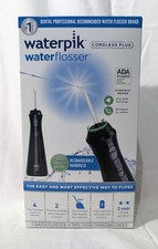 Waterpik Cordless Plus Water Flosser Portable Oral Irrigator - Satin Black - NEW