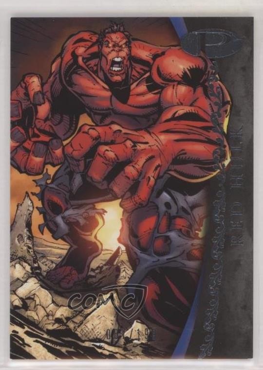 2012 Upper Deck Marvel Premier /199 Red Hulk #12 0nr3