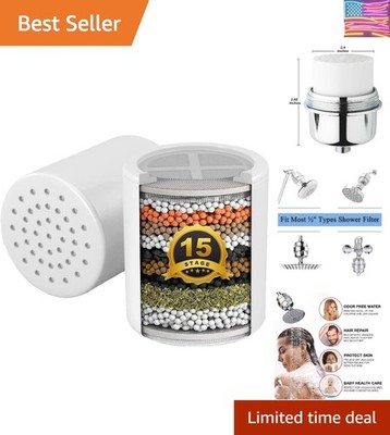 2PCS Shower Filter Replacement Cartridge for Aqua Bliss SF100 SF220,15 Stage ...