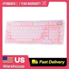 KiiBOOM Mewsic Jelly Keycap Set 122 MAO Profile ABS PC Mechanical Keys