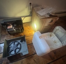 Vintage Sears Du-All Eight 8 mm Super 8 Cassette Projector WORKS w/ Box Manual