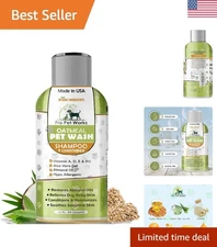 Organic 5-in-1 Dog Shampoo and Conditioner 17oz for Allergies & Itchy Skin