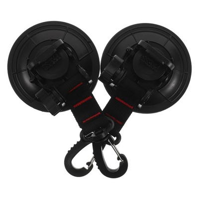 #ad 2Pcs Modern Black Suction Cup Hooks Reusable Heavy Duty No Mark Installation $27.02