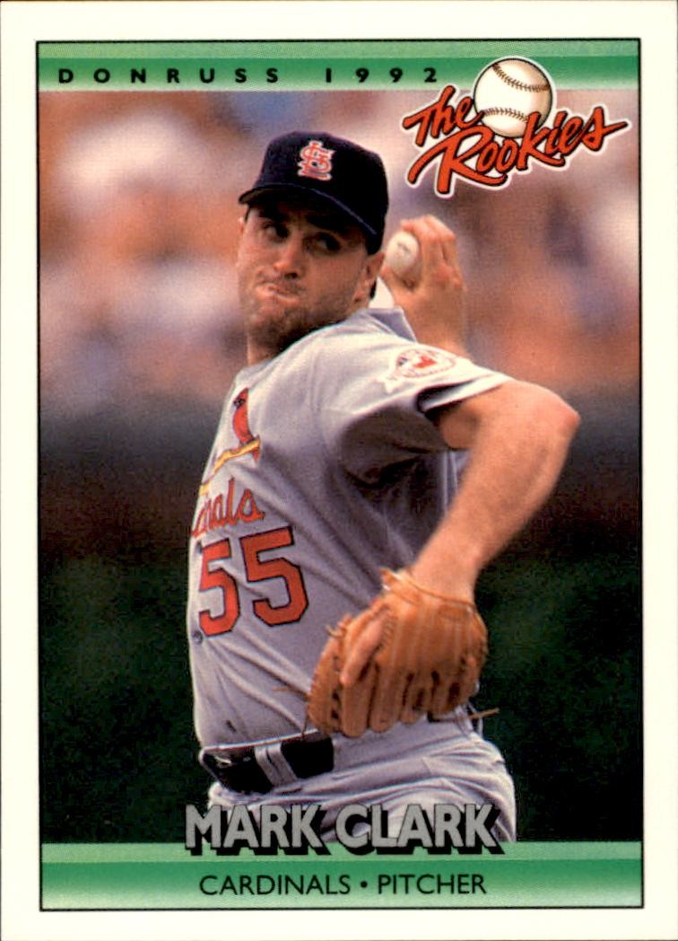 1992 Donruss The Rookies #25 Mark Clark RC St. Louis Cardinals