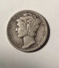 1924-D Mercury Silver Dime (VF) Rated On Coinbase