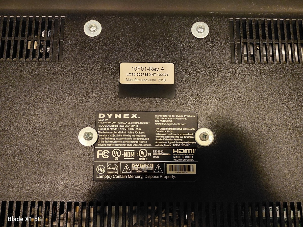 Cavo Di Alimentazione CA Per Dynex DX-32L150A11 DX-37L150A11 DX - Foto 6