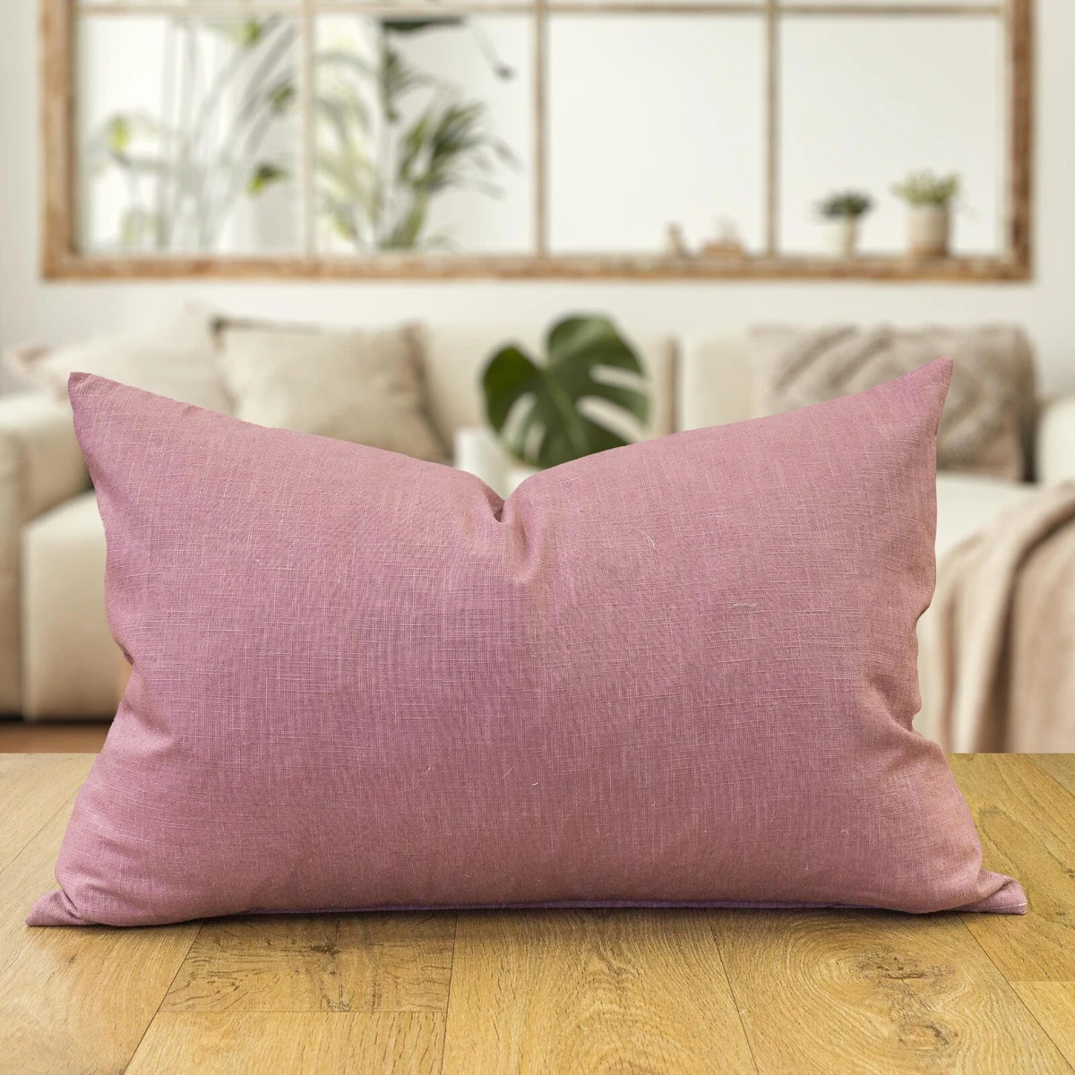 Blush rectangle cushion sales