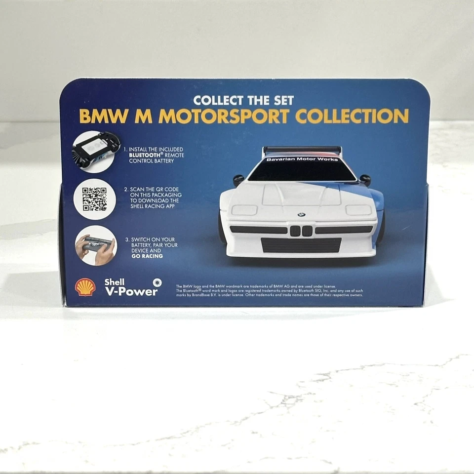 BMW M1 Motorsport 1:41 Diecast Model Car Shell V Power Promotion New Sealed - Image 2 of 4