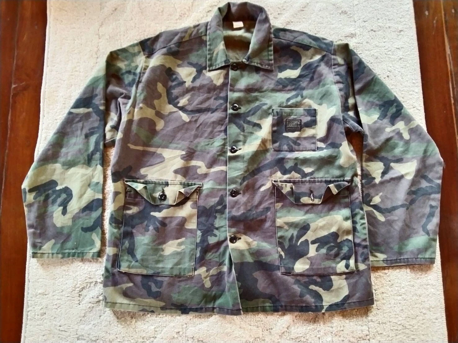 Vintage Liberty Camo Jacket Hunting Outdoor USA made