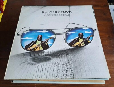 REV. GARY DAVIS - RAGTIME GUITAR LP TRA 244 TRANSATLANTIC RECORDS 1971 VG+!