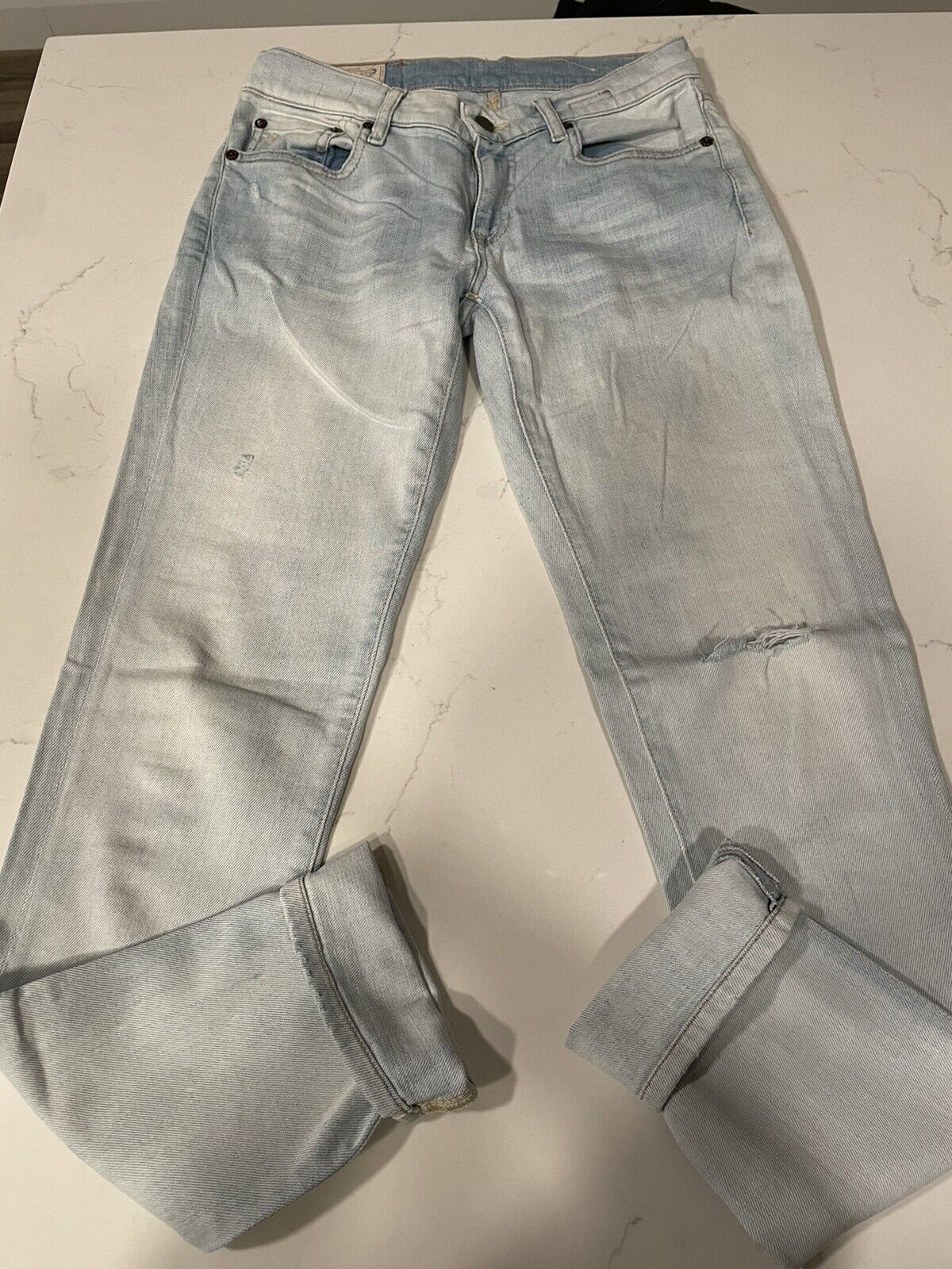 mulighed Brace organisere Polo Ralph Lauren Women's Light Blue Tompkins Skinny Jeans- Size 26 | eBay