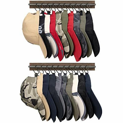 Hat Rack for Wall Wooden Baseball Caps 