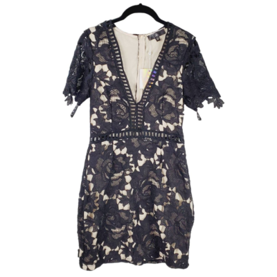Misguided Lace Ladder Detail Trim Cocktail Short Sleeves Floral Dress Size 6 NEW | eBay Misguided Lace Ladder Detail Trim Cocktail Short Sleeves Floral Dress Size 6 NEW | eBay