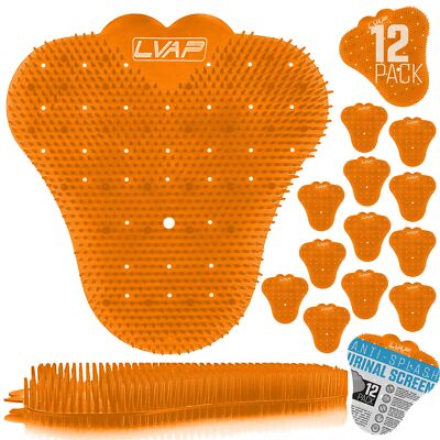 Urinal Screen Deodorizer 12-Pack - Anti-Splash Urinal Cakes Toilet Deodorizer...