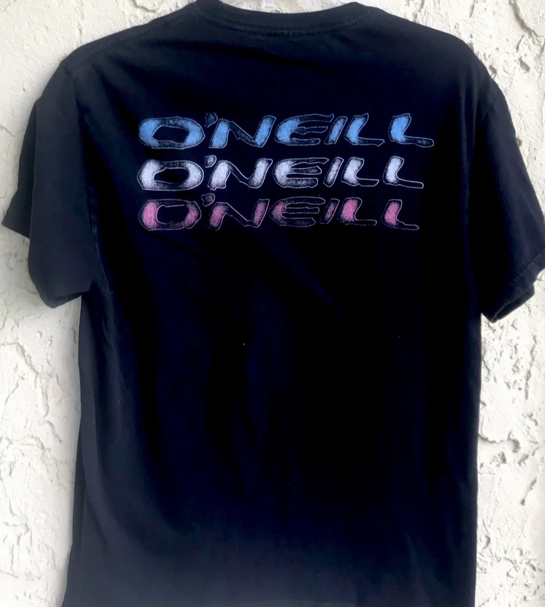 red white and blue graphic tee