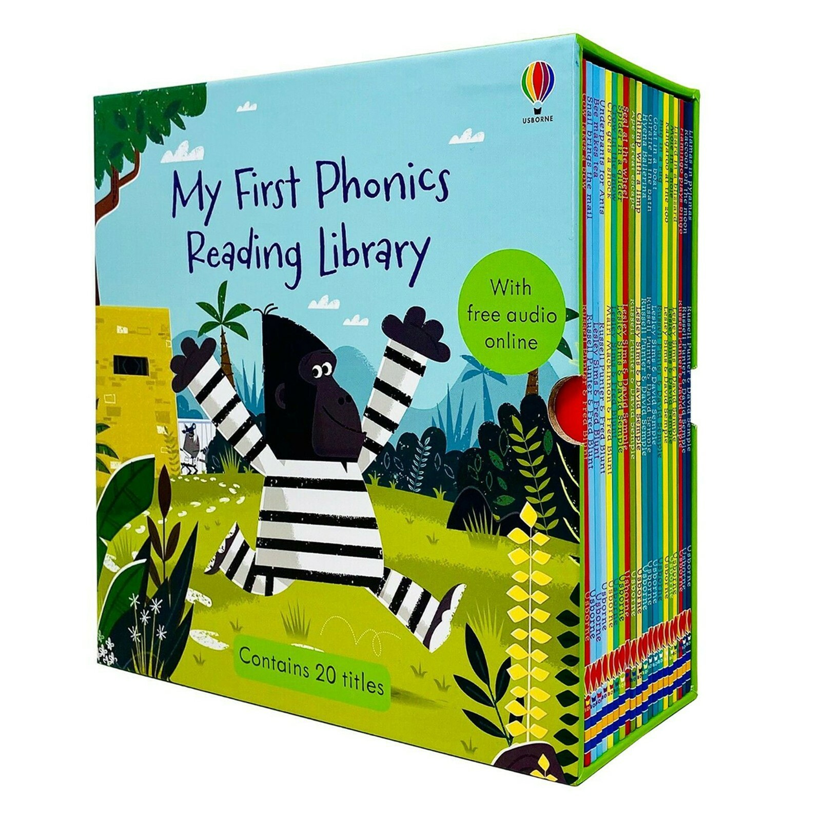 Usborne First Phonics Reading Library 20 Books Collection Box Set Phonics Reader