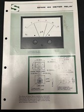 SIFAM 44 METER RELAY INSTRUCTION MANUAL VINTAGE