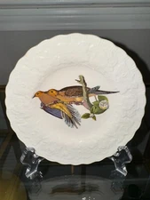 Alfred Meakin Birds of America - Embossed Floral Bread & Butter, 6”
