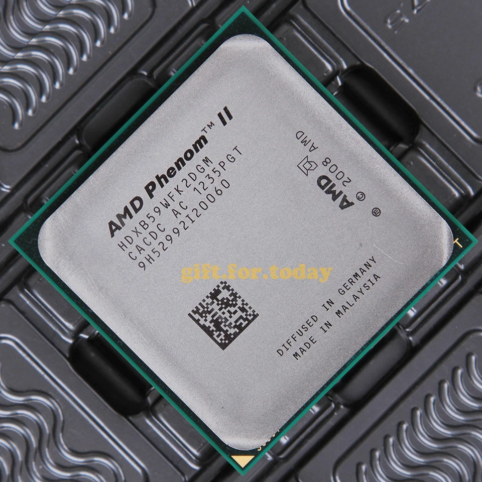 AMD Phenom II X2 B59 Processor 3.4 GHz HDXB59WFK2DGM Socket AM2+,AM3 533MHz - Image 4 of 4