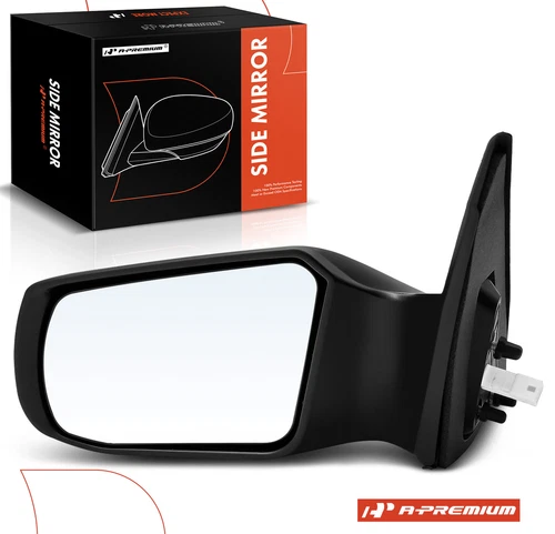 Left Side Black Non-Heated Mirror w/ Power Glass Adjust for  Nissan Altima 07-12