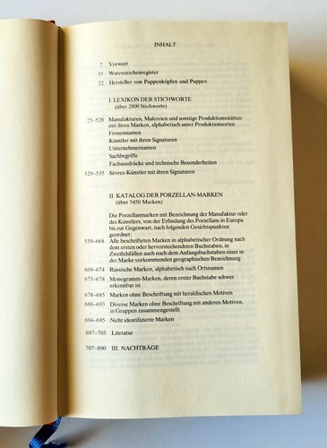 Handbook of European Porcelain Marks, Ludwig Danckert German Ed VG Condition - Picture 7 of 15
