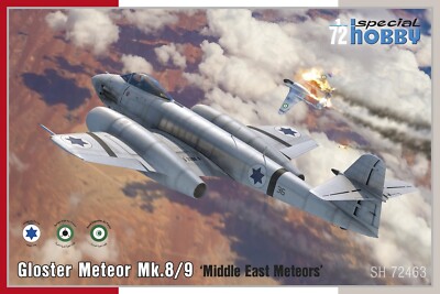 MW22 SPECIAL HOBBY SH72463 GLOSTER METEOR MK.8/9  MIDDLE EAST METEORS  FLUGZE