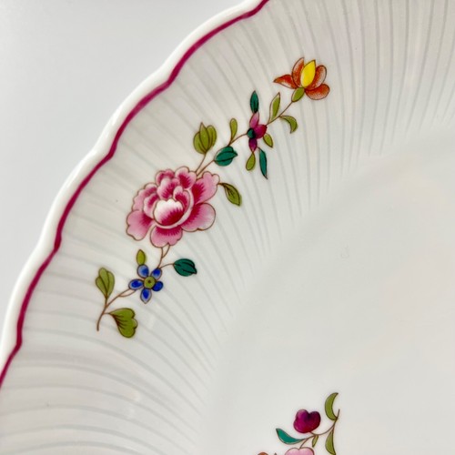 BEAUTIFUL BERNARDAUD LIMOGES LOWERSTOFT RED-TRIMMED CAKE PLATE, EXCELLENT COND - Picture 7 of 12