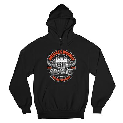 America's Highway The Mother Road Sweatshirt Route 66 Biker