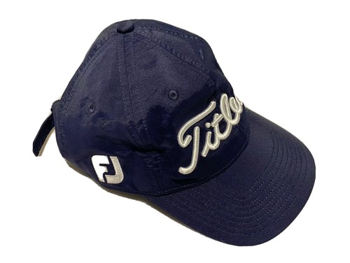 Footjoy Titleist Pro V1 Navy Adjustable Performance Men's Golf Hat Cap EUC